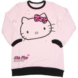 【TDL】Hello Kitty凱蒂貓兒童洋裝 長袖衣服 上衣 T恤 KT8153