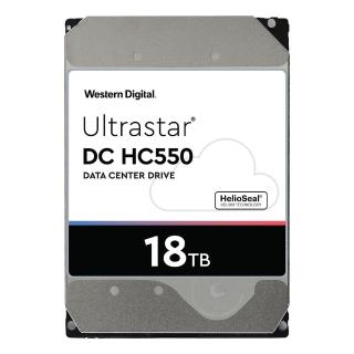 【WD 威騰】Ultrastar DC HC550 18TB 3.5吋 企業級硬碟(WUH721818ALE6L4)