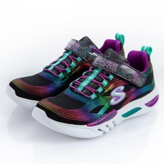 【SKECHERS】女童系列 GLOW-BRITES(302306LBKMT)