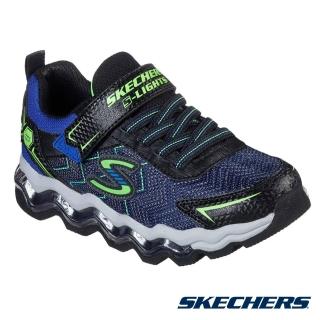 【SKECHERS】男童系列 燈鞋 TURBOWAVE(90735LBBLM)