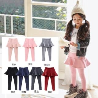 【橘魔法】百搭經典薄棉素面內搭褲褲裙（一般薄棉）(內搭褲 褲裙 女童 兒童 童裝 中童)