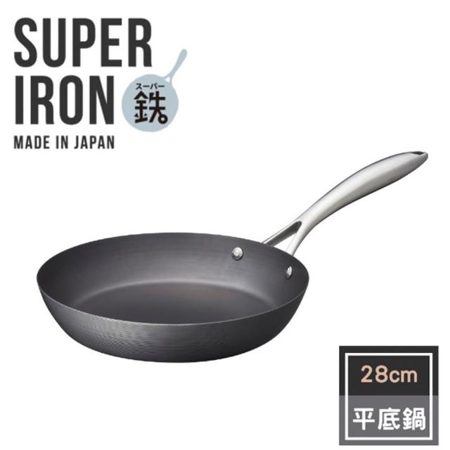【fujidinos】VitaCraft日本製窒化鐵 無塗層單柄鐵製平底鍋 28cm(Super Iron系列)