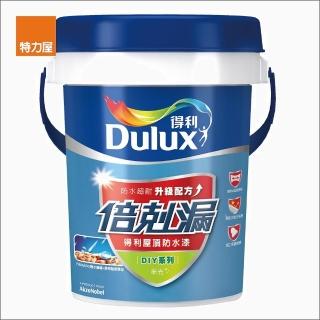 【特力屋】Dulux 得利 倍剋漏屋頂隔熱防水漆 冷寒銀 10L