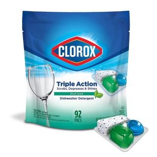 【CLOROX】洗碗機專用三效合一洗碗膠囊92入