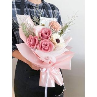 【MY DEAR STRAWBERRIES】安娜公主永生玫瑰花束(花禮/花束/永生花/擴香花/送禮)