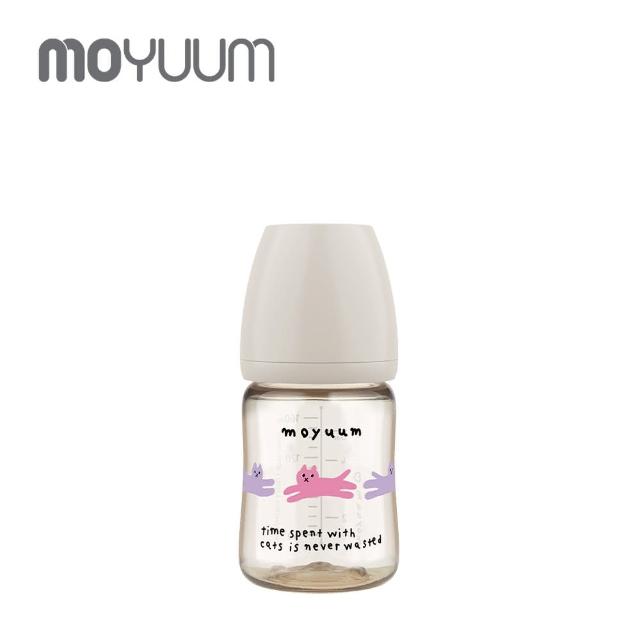 【MOYUUM】韓國 PPSU 設計款 寬口奶瓶 170ml(多款可選)