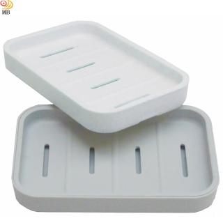 【月陽】超值2入加厚簡約風雙層瀝水減損大肥皂盒(Y128X2)