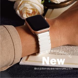 【蘋果庫Apple Cool】Apple Watch S7/S6/SE/5/4 42/44/45mm 實心鎧甲陶瓷帶