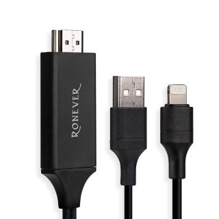 【RONEVER】VPH-HDMI-AD1 HDMI二合一影音轉接線IOS