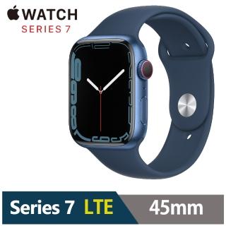 【Apple 蘋果】Apple Watch S7 45公釐 LTE版(鋁金屬錶殼配運動錶帶)