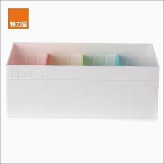 【特力屋】日本 Inomata 四格收納盒 白色 型號4753