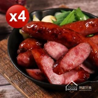 【無敵好食】超人氣紹興香腸 x4包(315g/包_5條入)