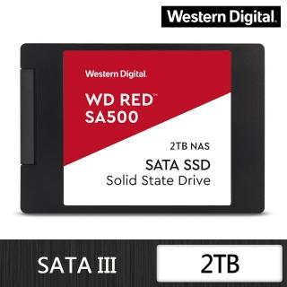 【WD 威騰】紅標 2TB 2.5吋 7mm SATA 固態硬碟(WDS200T1R0A)