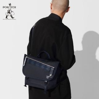 【PORTER INTERNATIONAL】NEW HEAT率性耐裝郵差包(深藍)