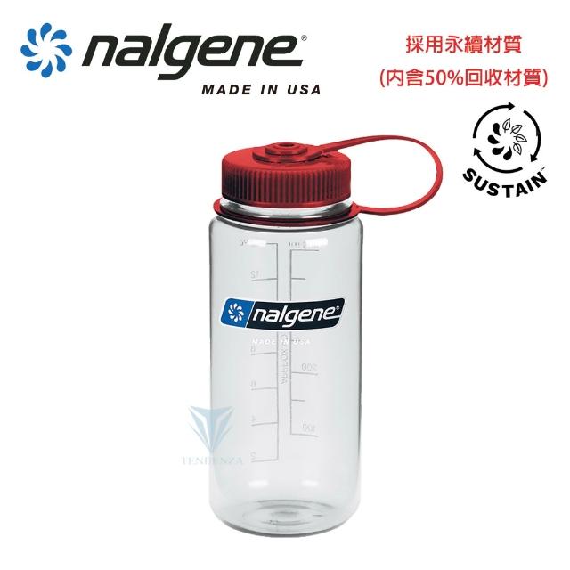 【NALGENE】500cc 寬嘴水壺(美國製造/Tritan Renew/Sustain 永續系列)