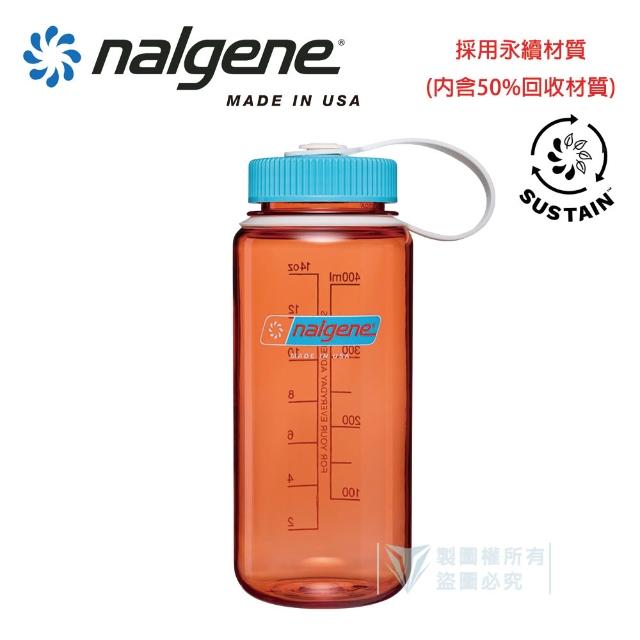 【NALGENE】500cc 寬嘴水壺(美國製造/Tritan Renew/Sustain 永續系列)