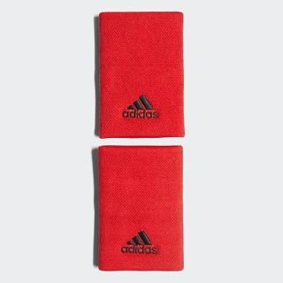 【adidas 愛迪達】Adidas 運動 排汗 護腕 紅色 CV4126