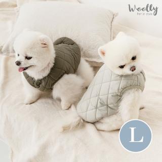 【WOOLLY】瑞比寵物鋪棉背心-L(寵物衣服/狗狗衣服)