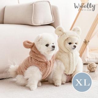 【WOOLLY】小熊刷毛連身背心-XL(寵物衣服/狗狗衣服)