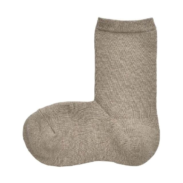 【MUJI 無印良品】女棉混足口寬鬆舒適直角襪(共15色)