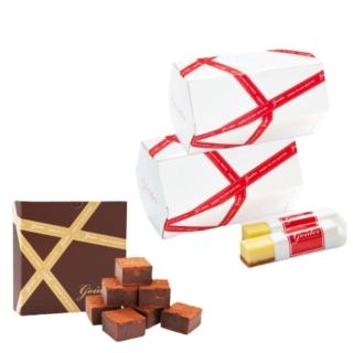 【Gouter 雅培米堤】超起士12入裝 2盒組+生巧克力1盒(|起士蛋糕|起司條|巧克力|下午茶|※不附提袋)