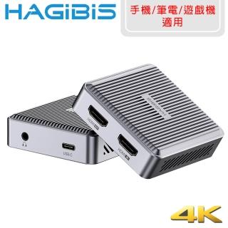 【HAGiBiS海備思】Type-c轉HDMI 4K視訊影像採集卡  Switch/直播用