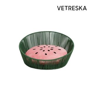 【Vetreska 未卡】瓜里瓜氣西瓜藤窩(寵物窩 床墊 可靠可臥)