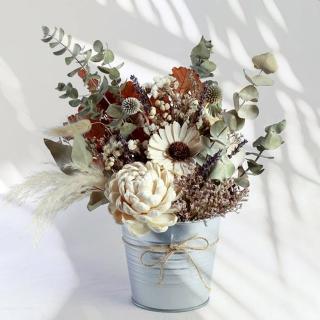 【MY DEAR STRAWBERRIES】斯德哥爾摩古城乾燥永生盆花禮(花禮/花盆/永生花/擴香花/送禮/森林/居家/裝飾)