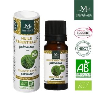 【MESSEGUE 蜜聖嘉】玫瑰草精油 10ml(法國原裝進口 歐盟有機認證)