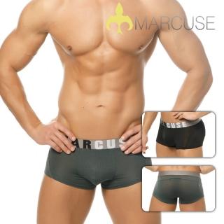 【MARCUSE】大字印花四角內著 Active Boxer(舒適/透氣/素色/運動/健身/性感/派對/iMen)