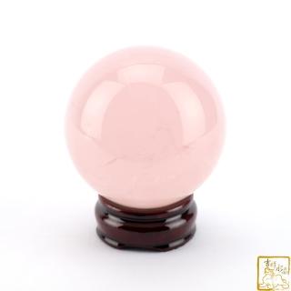 【吉祥水晶】星光粉水晶球 直徑8.1cm(旺客緣)