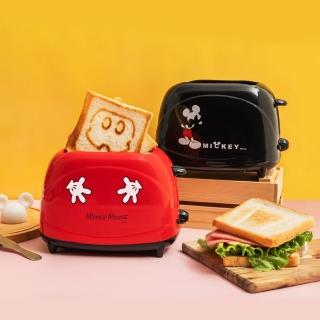 【Disney 迪士尼】米奇趣味吐司機(MK-CD2106-紅)