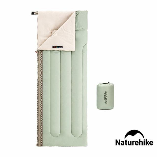 【Naturehike】L150質感圖騰透氣可拼接機洗信封睡袋 MSD05(台灣總代理公司貨)
