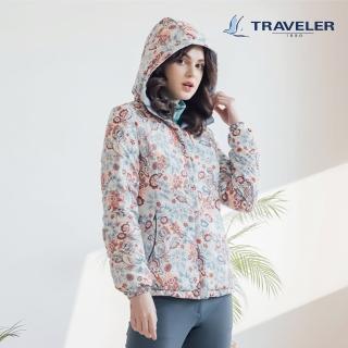 【TRAVELER 旅行者】女款Gelanots防風撥水羽絨雙面穿外套_212TR915-51(雙面穿/撥水羽絨外套)