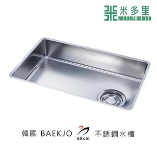 【MIDUOLI 米多里】BAEKJO 不鏽鋼水槽(GD800)