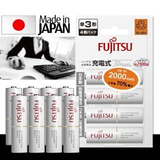 【FUJITSU 富士通】低自放電3號1900mAh鎳氫充電電池 HR-3UTC-8入