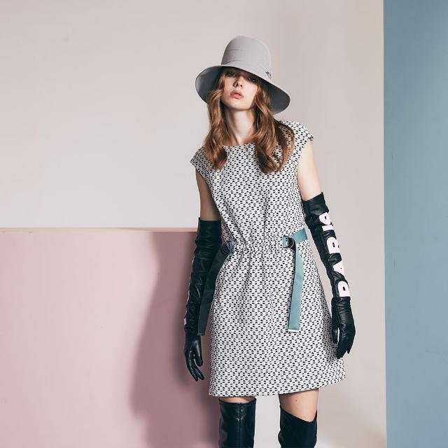 【ICHE 衣哲】Cop.Copine 法國原裝進口童趣雲朵點點無袖洋裝