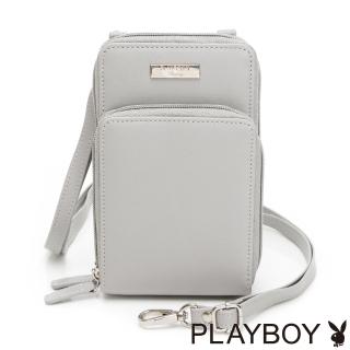 【PLAYBOY】手機包 Rainbow系列(灰色)