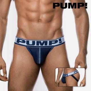 【PUMP!】鋼鐵藍運動網洞後空內著(15024/Jock/透氣/運動/健身/性感/派對/iMen)
