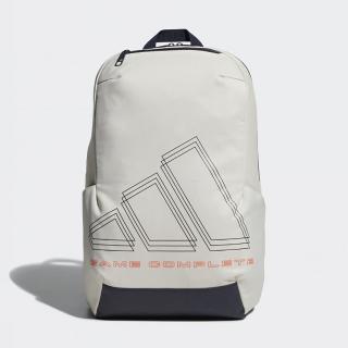 【adidas 愛迪達】後背包 運動 大容量 筆電包 登山包 書包 BS BP PK ES 白灰 H30342