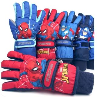 【TDL】漫威英雄復仇者聯盟蜘蛛人美國隊長保暖禦寒兒童手套防水手套 460390/460413/460406(平輸品)