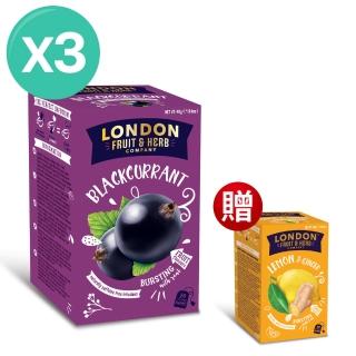 【芙賀茶】黑醋栗莓果2gx20入x3盒(水果茶)
