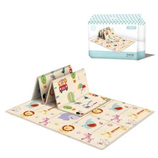 【Vanibaby】XPE雙面折疊地墊 180x100cm爬行地墊(高密度 高回彈)