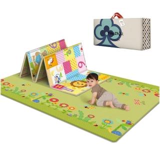 【Vanibaby】XPE雙面折疊地墊 180x200cm爬行地墊(高密度 高回彈)