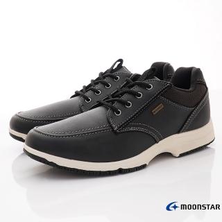 【MOONSTAR 月星】防水休閒鞋款-男款(MSRP0136黑-25.5-28cm)