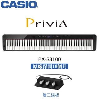 【CASIO 卡西歐】PX-S3100 Privia 88鍵 數位鋼琴(電鋼琴)