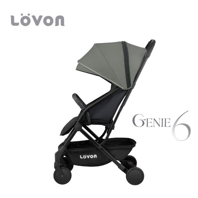 【LOVON】GENIE6代 輕量秒收嬰兒推車(2026全新升級款 單手秒收 可登機 全罩遮篷 嬰兒推車/手推車/輕量推車)
