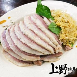 【上野物產】肉嫩鮮甜雲林鹹水鵝 x6包(400g±10%/包 鵝肉)