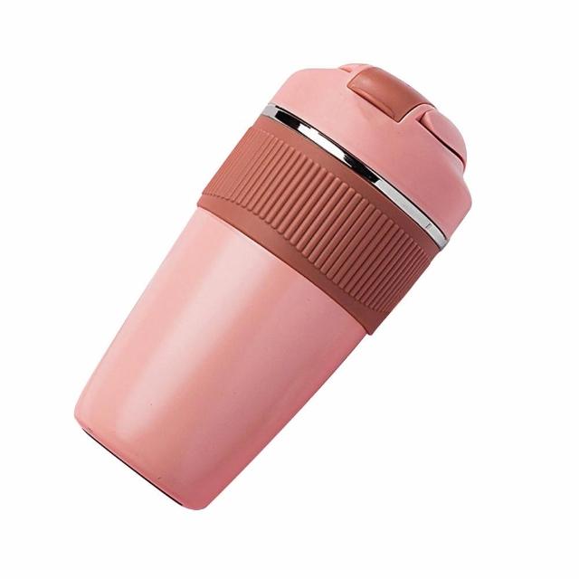 【EZlife】316不鏽鋼隨行雙飲保溫咖啡杯480ml