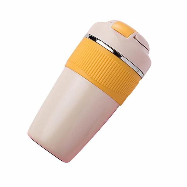 【EZlife】316不鏽鋼隨行雙飲保溫咖啡杯480ml